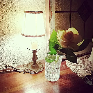 棚/薔薇/アンティーク/プレゼントのインテリア実例 - 2020-01-11 01:10:55