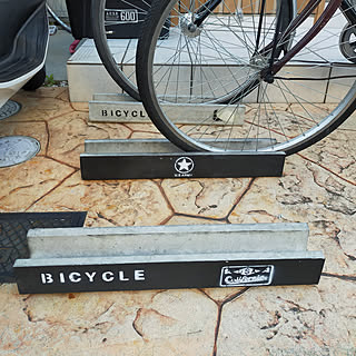 自転車スタンドdiyのインテリア 手作りの実例 Roomclip ルームクリップ