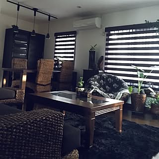 黒と茶のインテリア実例 Roomclip ルームクリップ