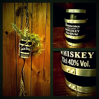 リメ缶/DIY/ありがとうございます♪感謝♥/フォロワー様400名♥/JACK DANIEL...などのインテリア実例 - 2015-02-17 01:05:01