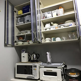 DRETEC/dretec ステンレスケトル/ブルーグレー/ブルーグレー棚/タニタのキッチンスケール...などのインテリア実例 - 2020-01-30 21:53:46