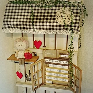 壁/天井/雑貨/DIY/すのこ/cookie houseさん...などのインテリア実例 - 2016-02-03 17:14:22