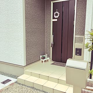 玄関 入り口 ミニベンチのインテリア実例 Roomclip ルームクリップ