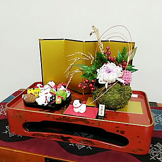 机/お正月/戌年/戌年置物/お正月飾り...などのインテリア実例 - 2017-12-28 09:53:32