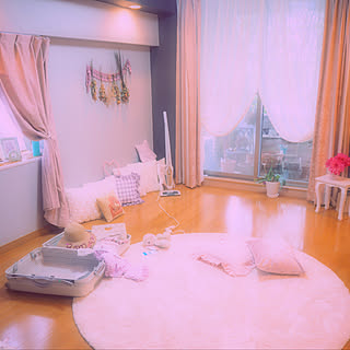 カーテン ゆめかわいいのおしゃれなインテリア 部屋 家具の実例 Roomclip ルームクリップ