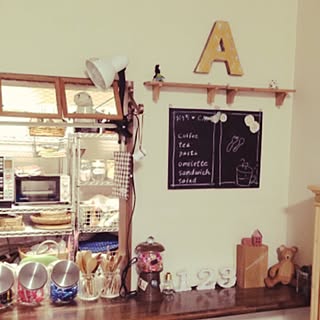 リビング/salut!/カフェ風インテリア/セリア/ハンドメイド...などのインテリア実例 - 2015-05-14 00:53:29