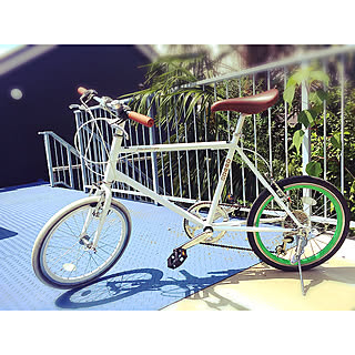 白い自転車のインテリア実例 Roomclip ルームクリップ