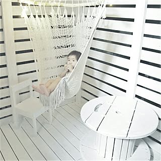 Diy ハンモックチェアのインテリア 手作りの実例 Roomclip ルームクリップ