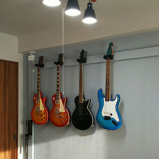 ギターを壁掛けにのインテリア実例 Roomclip ルームクリップ