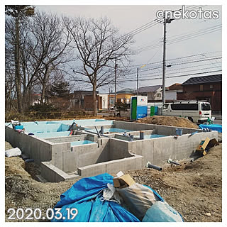 基礎工事中 積水ハウスのインテリア実例 Roomclip ルームクリップ