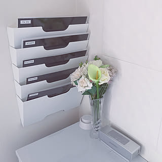 壁/天井/KVISSLE/新聞ラック/IKEA/●●の置き場所...などのインテリア実例 - 2018-02-01 22:41:26