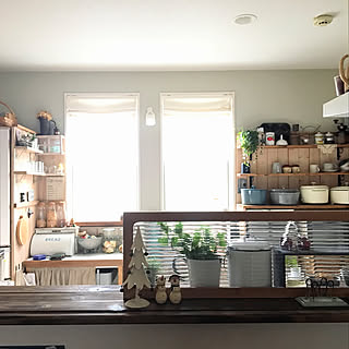 カベラボ/アクセントクロス/古いもの/ナチュラルアンティーク/見せる収納...などのインテリア実例 - 2019-12-10 13:30:48