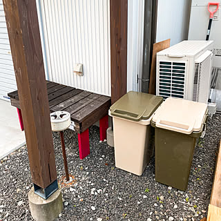 屋外用ごみ箱のインテリア実例 Roomclip ルームクリップ