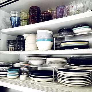 棚/食器棚収納/収納/食器棚の中/食器棚...などのインテリア実例 - 2017-08-04 23:17:17