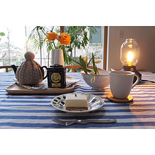 IKEA 照明/テーブルランプ/テーブルクロス/穏やかな暮らし/お茶の時間...などのインテリア実例 - 2019-03-07 18:33:44