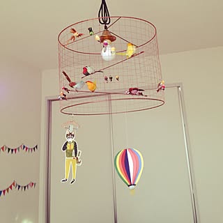 ベッド周り/小鳥たち/おきにいり♡/照明のインテリア実例 - 2015-03-08 17:26:27