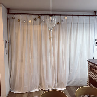 リビング 間仕切りカーテンのおしゃれなアレンジ 飾り方のインテリア実例 Roomclip ルームクリップ