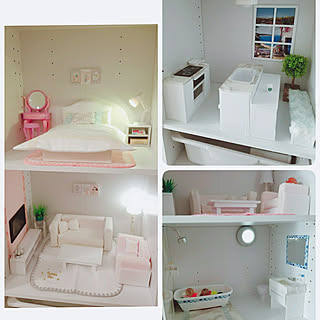 セリア リカちゃんハウスdiyのインテリア 手作りの実例 Roomclip ルームクリップ セリア リカちゃんハウスdiyのインテリア 手作りの実例 Roomclip ルームクリップ
