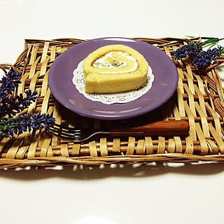 キッチン/ロールケーキ/フランフラン/ラベンダー/ナチュラルキッチンの雑貨...などのインテリア実例 - 2017-01-12 19:47:16