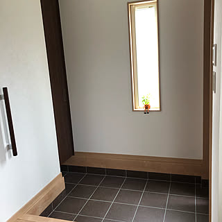 玄関 入り口 リクシルのタイルのインテリア実例 Roomclip ルームクリップ