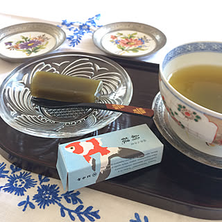 机/抹茶茶碗/ガラス食器/ドイツ生活/セカンドハンド...などのインテリア実例 - 2017-08-29 20:23:02