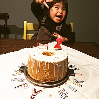 誕生日ケーキ 2歳のインテリア実例 Roomclip ルームクリップ