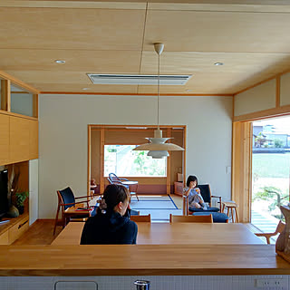 部屋全体/平屋/テレビ/テレビボード/シンプルホーム...などのインテリア実例 - 2018-06-20 21:36:50
