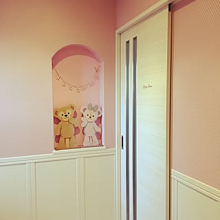 玄関 入り口 ダッフィー シェリーメイのインテリア実例 Roomclip ルームクリップ