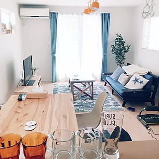 部屋全体/IKEA ティッシュBOX/西海岸インテリア/ウッドブラインド/BEACH STYLE...などのインテリア実例 - 2017-06-11 09:15:18