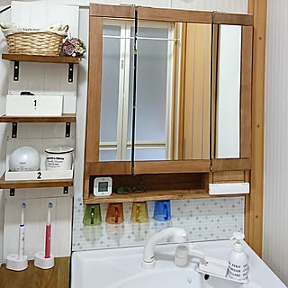 洗面所鏡裏収納のインテリア実例 Roomclip ルームクリップ 洗面所鏡裏収納のインテリア実例 Roomclip ルームクリップ