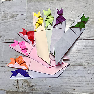 折り紙 箸袋手作りのおしゃれなアレンジ 飾り方のインテリア実例 Roomclip ルームクリップ