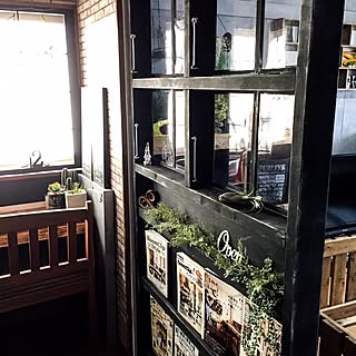 キッチン/コンクリートエフェクト/ヴィンテージ風/間仕切りDIY/いつもいいねやコメントありがとう♡♪...などのインテリア実例 - 2017-07-10 13:27:58