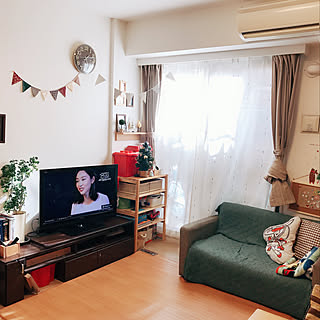 リビング/おもちゃ収納/1LDK/インテリア/収納...などのインテリア実例 - 2018-12-03 19:47:22