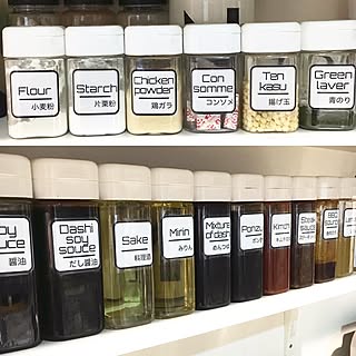 キッチン/整理整頓/収納/モノトーン/100均...などのインテリア実例 - 2017-01-12 10:02:14