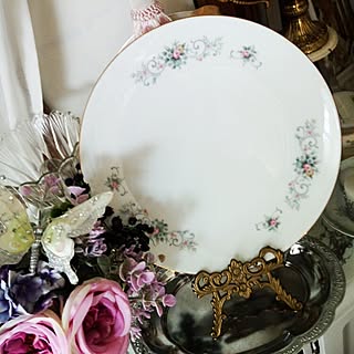 キッチン/食器/アンティーク/プレート/エレガント...などのインテリア実例 - 2015-06-11 14:58:59