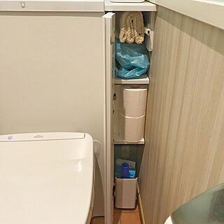 トイレ収納 新築一戸建てのインテリア レイアウト実例 Roomclip ルームクリップ