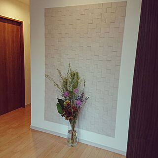 玄関 入り口 ニトリの花瓶のインテリア実例 Roomclip ルームクリップ