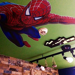 スパイダーマン 壁紙屋本舗のインテリア実例 Roomclip ルームクリップ