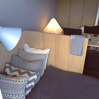 ベッド周り/パーテーション/クッション/DIY/6畳...などのインテリア実例 - 2019-01-22 15:12:32