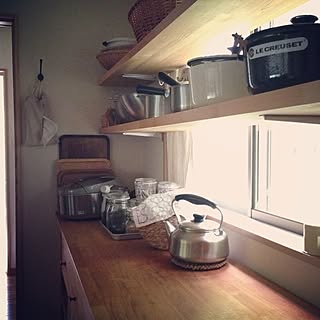 キッチン/ル・クルーゼ/柳宗理/ルクルーゼのインテリア実例 - 2013-07-21 11:19:08