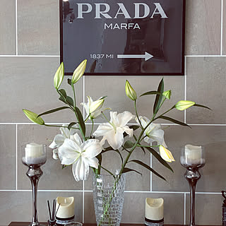 花のある暮らし♡/エレガント/キャンドル/リビングのインテリア実例 - 2020-02-21 09:01:33