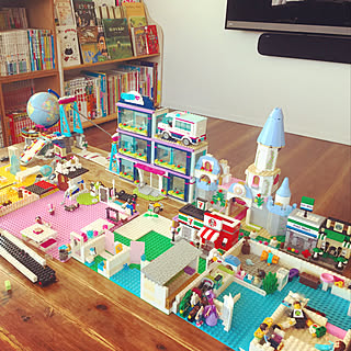 レゴ机diyのインテリア 手作りの実例 Roomclip ルームクリップ