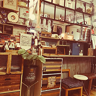 棚/雑貨/DIY/カフェ風/男前...などのインテリア実例 - 2017-12-10 15:07:55