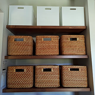 ニトリのかご 脱衣所収納棚のインテリア実例 Roomclip ルームクリップ