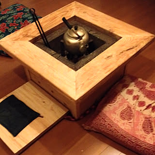Diy 囲炉裏のインテリア 手作りの実例 Roomclip ルームクリップ