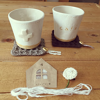 机/akko ちゃんの作品♡/ありがとう♡大切にするね(❁´◡`❁)/クロスのフリーカップ/p..cちゃんのオーブン陶芸作品*...などのインテリア実例 - 2019-01-26 21:41:42