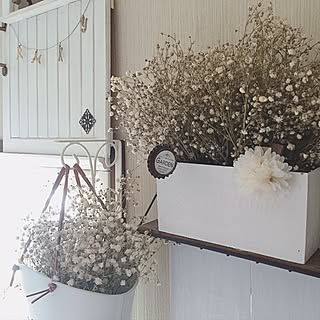 セリア かすみ草 好きっの商品を使ったおしゃれなインテリア実例 Roomclip ルームクリップ