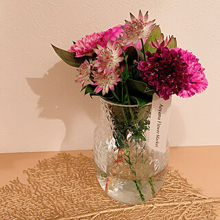 花瓶/生花/花のある風景/花が好き/花のある暮らし...などのインテリア実例 - 2021-10-17 11:00:46