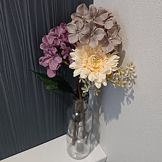 セリア造花のインテリア実例 Roomclip ルームクリップ