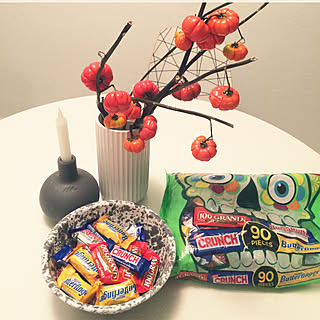 お菓子/ハロウィン/海外在住/連投すみません/ハロウィン前日...などのインテリア実例 - 2017-10-31 14:14:06